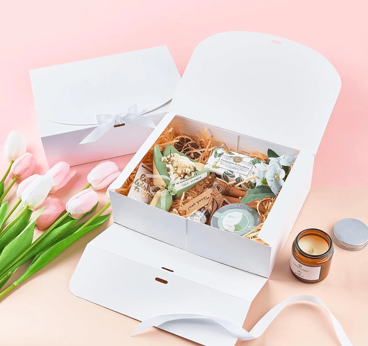 Elegant Butterfly Ribbon Gift Boxes Set of 10 for Jewelry and Cosmetics