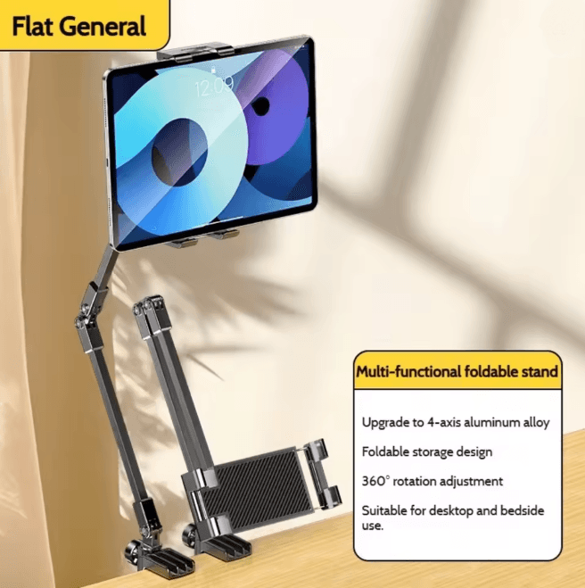 Adjustable Tablet Stand 360 Rotation Foldable Phone and Tablet Holder