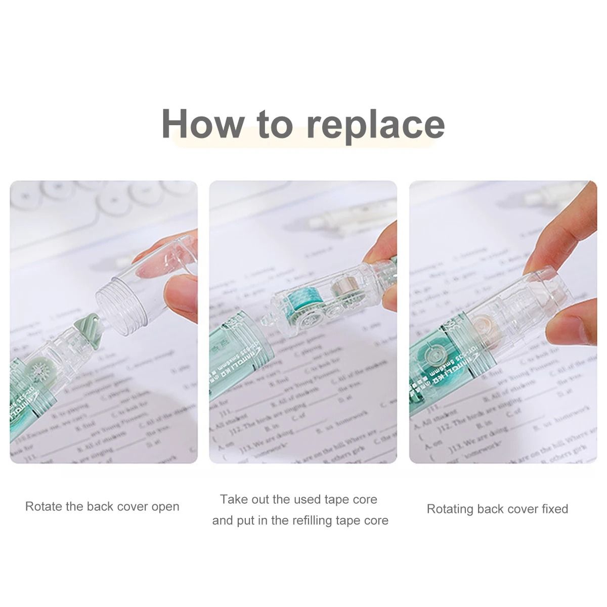Industrial Standard 12-Piece Transparent Dot Dispensing Tape Set