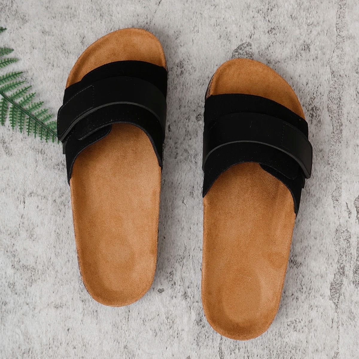 Mens Waterproof Anti Slip Thick Sole Comfortable Slip On Sandal