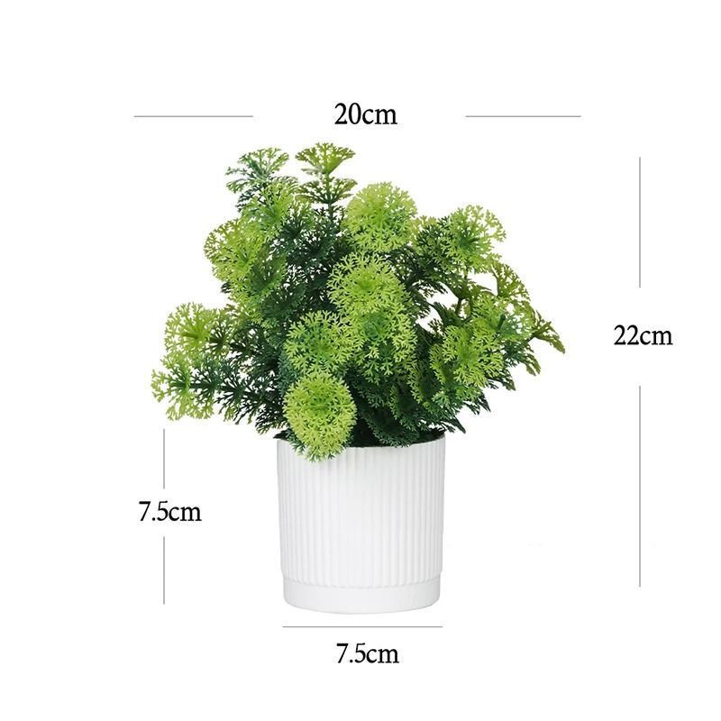 Artificial Potted Plant Mini Bonsai Tree Home Decor Accent