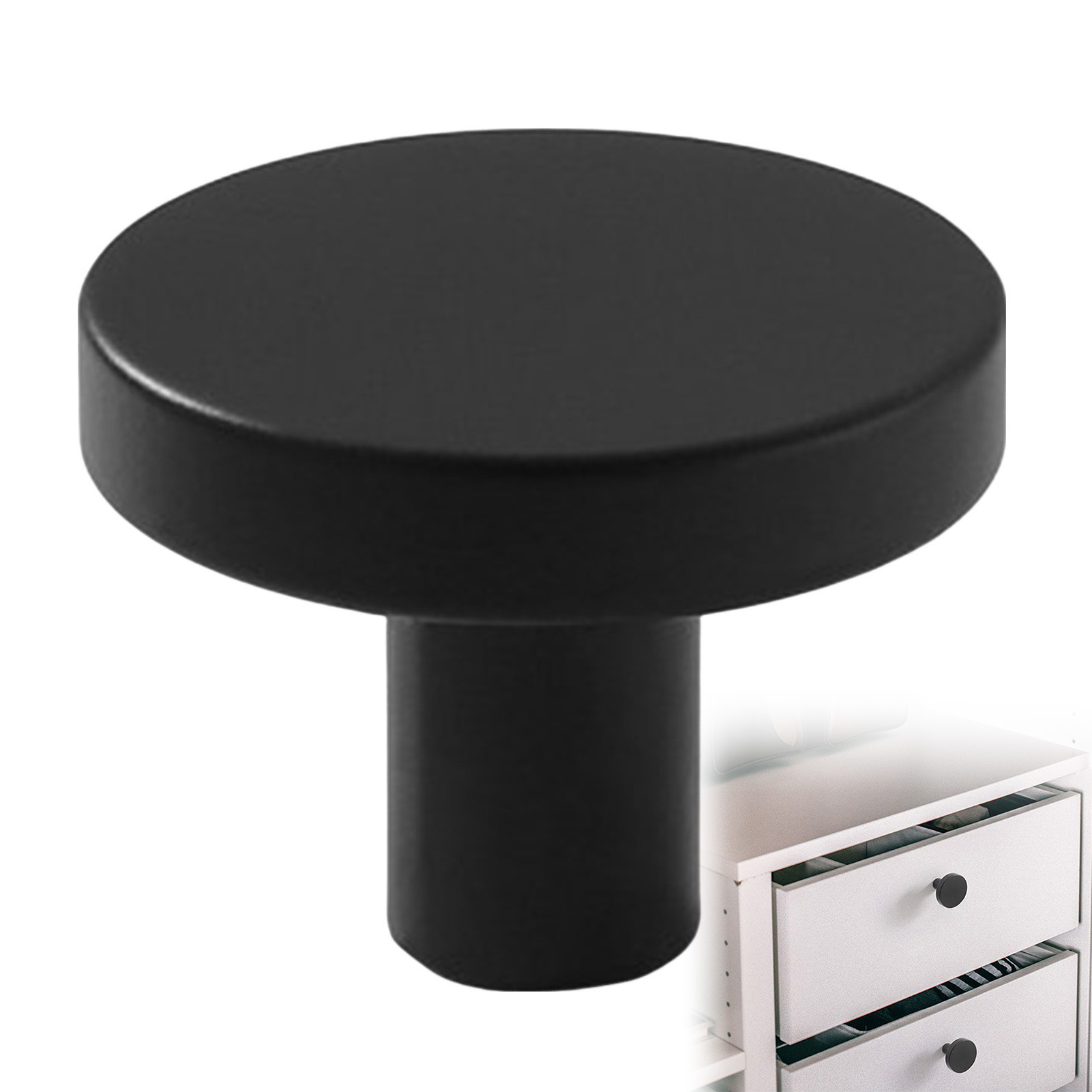 Modern Round Cabinet Knobs for Drawers and Wardrobes