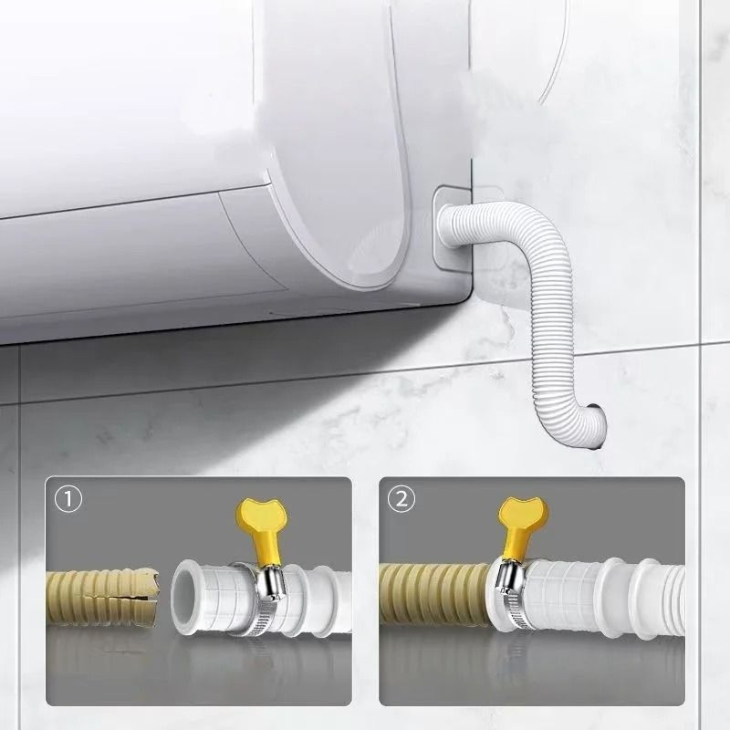 Flexible Drain Hose Extension Pipe for Washing Machine Air Conditioner and Sink