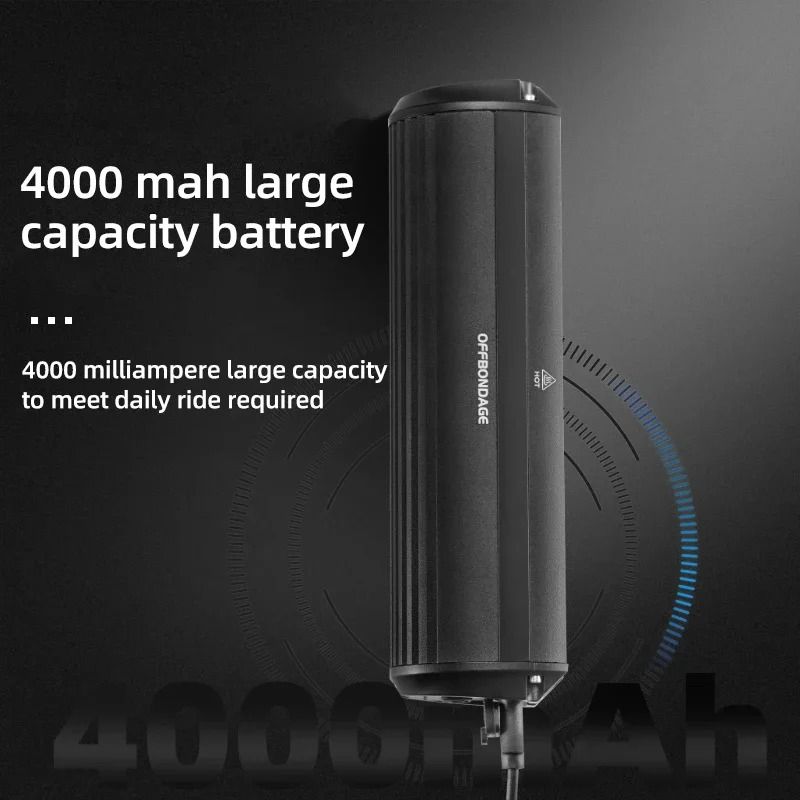 Rechargeable Waterproof Bike Light with USB Charging