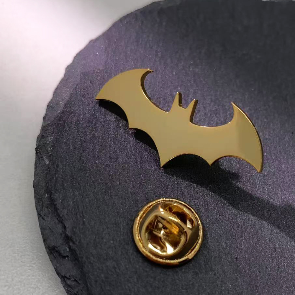 Bat Symbol Lapel Pin Superhero Enamel Brooch Gift for Comic Book Fans