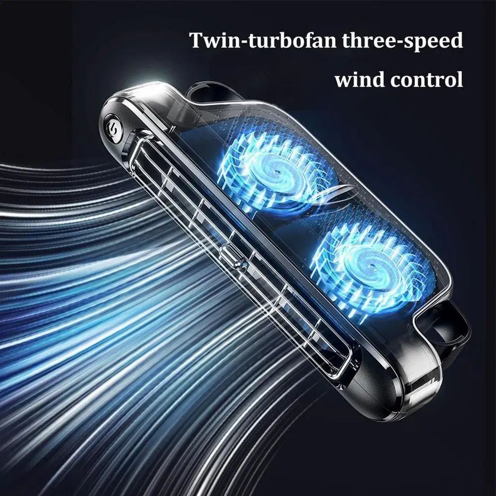 USB Car Seat Cooling Fan with 3 Speed Settings
