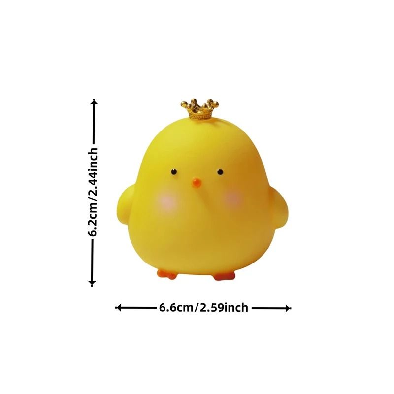 Silicone LED Bedside Night Light Chicken Lamp