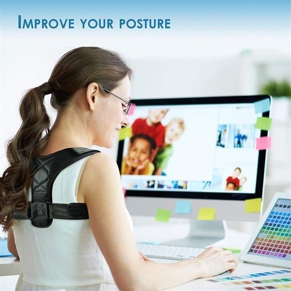 Clavicle Spine Support, Adjustable Back Shoulder Posture Corrector Belt, Upper Back Neck Brace, Reshape Your Body Home