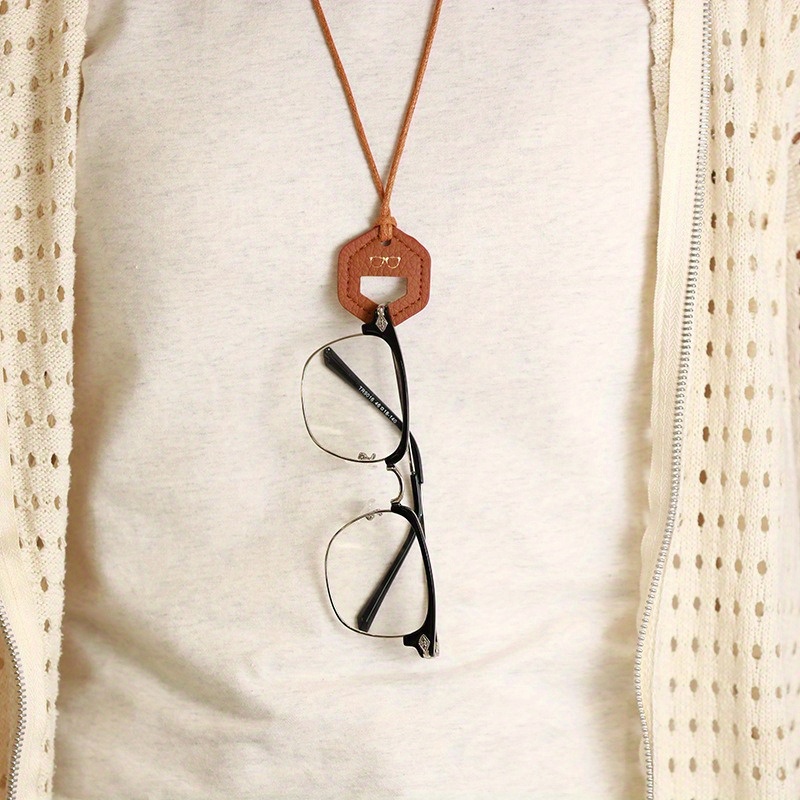 Microfiber Leather Eyeglass Rope, Portable Neck Holder for Sunglasses