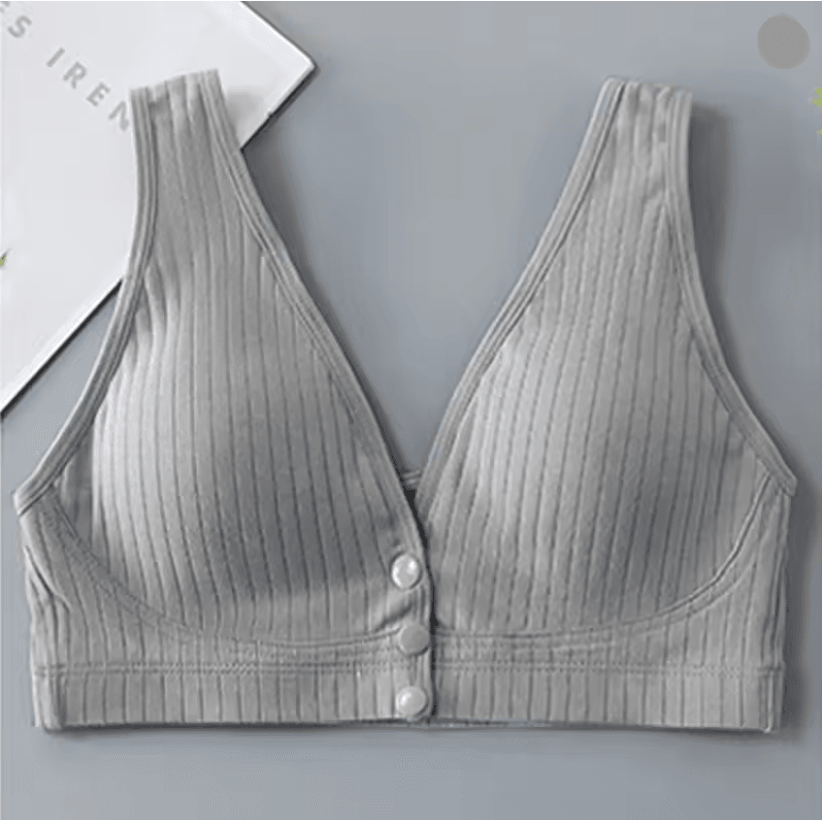 Pure Cotton Nursing Bra Soft Maternity Bralette for Breastfeeding and Pregnancy Support
