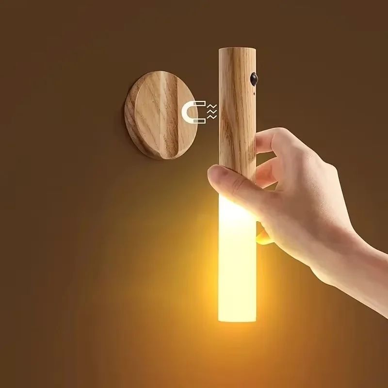 Rechargeable Motion Sensor Night Light - Wireless LED Under-Cabinet & Closet Lamp for Hallway, Kitchen, Bedroom