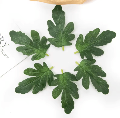 GreenCraft Artificial Watermelon Leaves Set DIY Greenery for Crafts & Decor