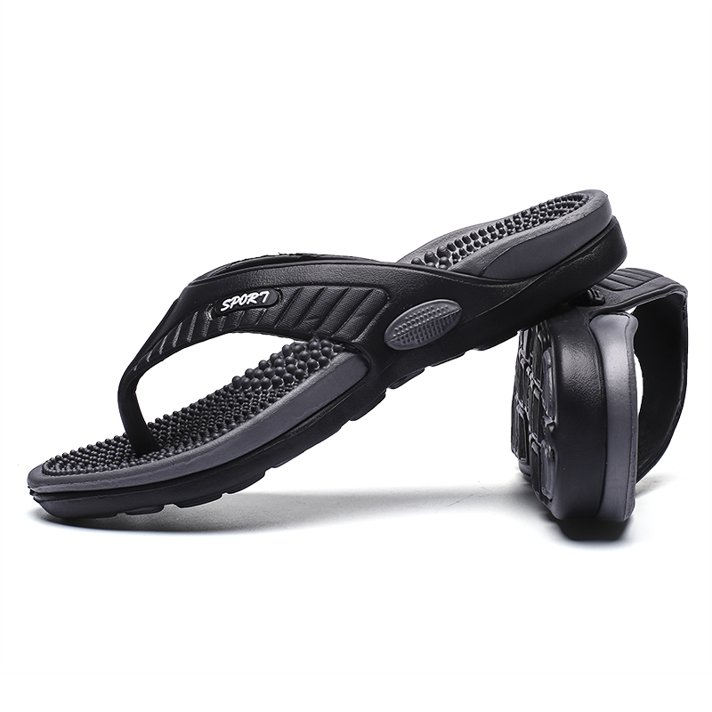 Breathable Flip Flops for Men, Summer Beach Shoes, Massage Flip Flops Men, Big Size Sandals, Luxury Sandals for Men