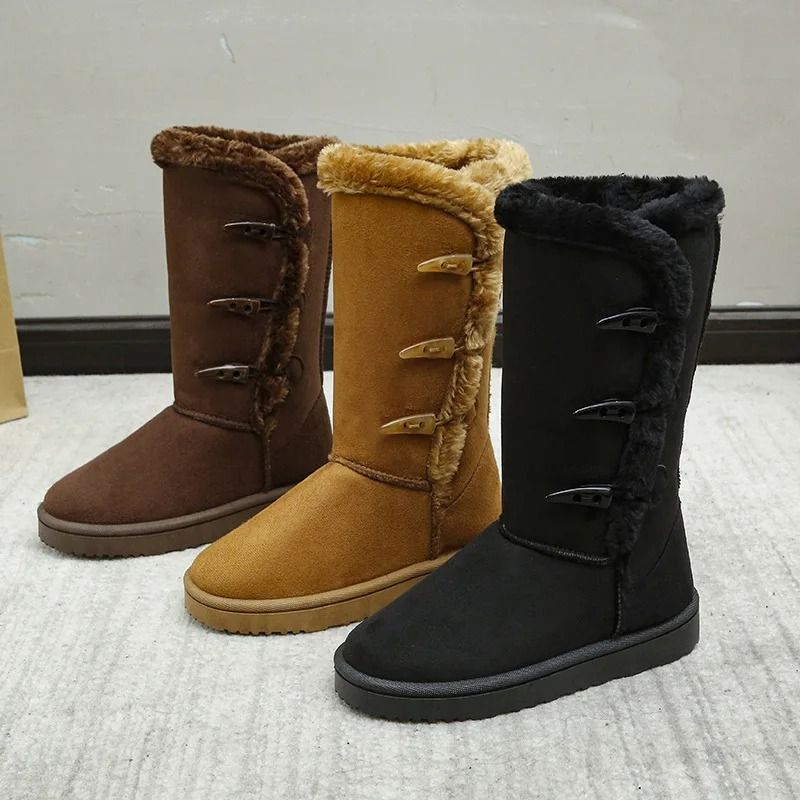 Women Winter Snow Boots Warm Plush Platform Casual Shoes