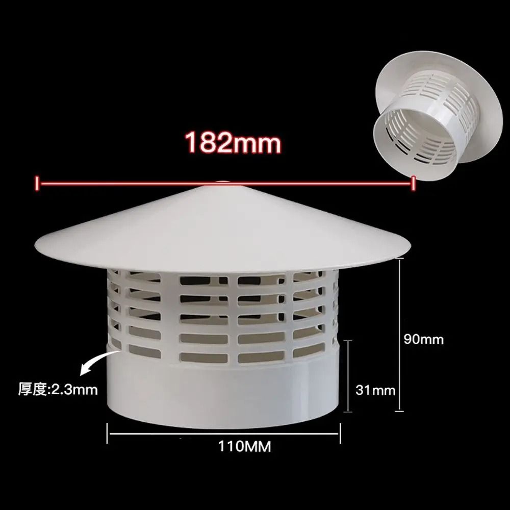Architectural PVC Roof Vent Gallery | High-Fidelity Round Ducting Grille & Professional Weatherproof Tech