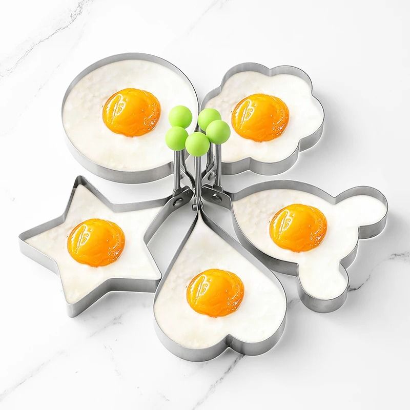 PerfectRound Stainless Steel Fried Egg Ring and Pancake Mold