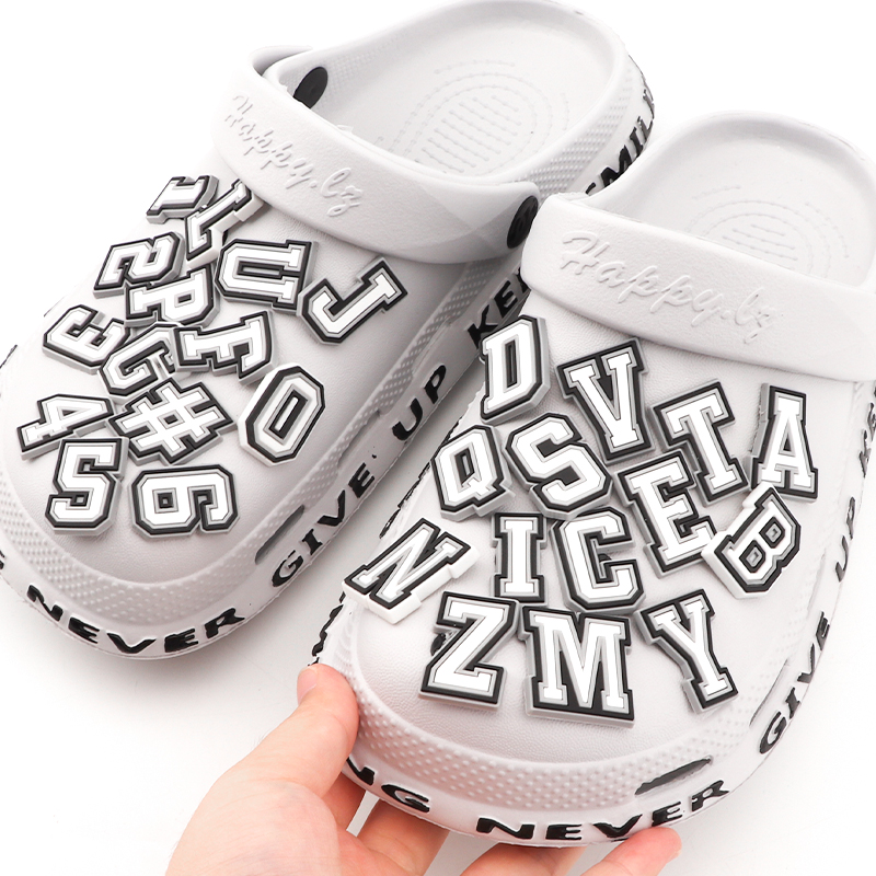 DIY Letter Shoe Charms for Clogs Personalized Sandals Charms for Men, Women, Boys, and Girls