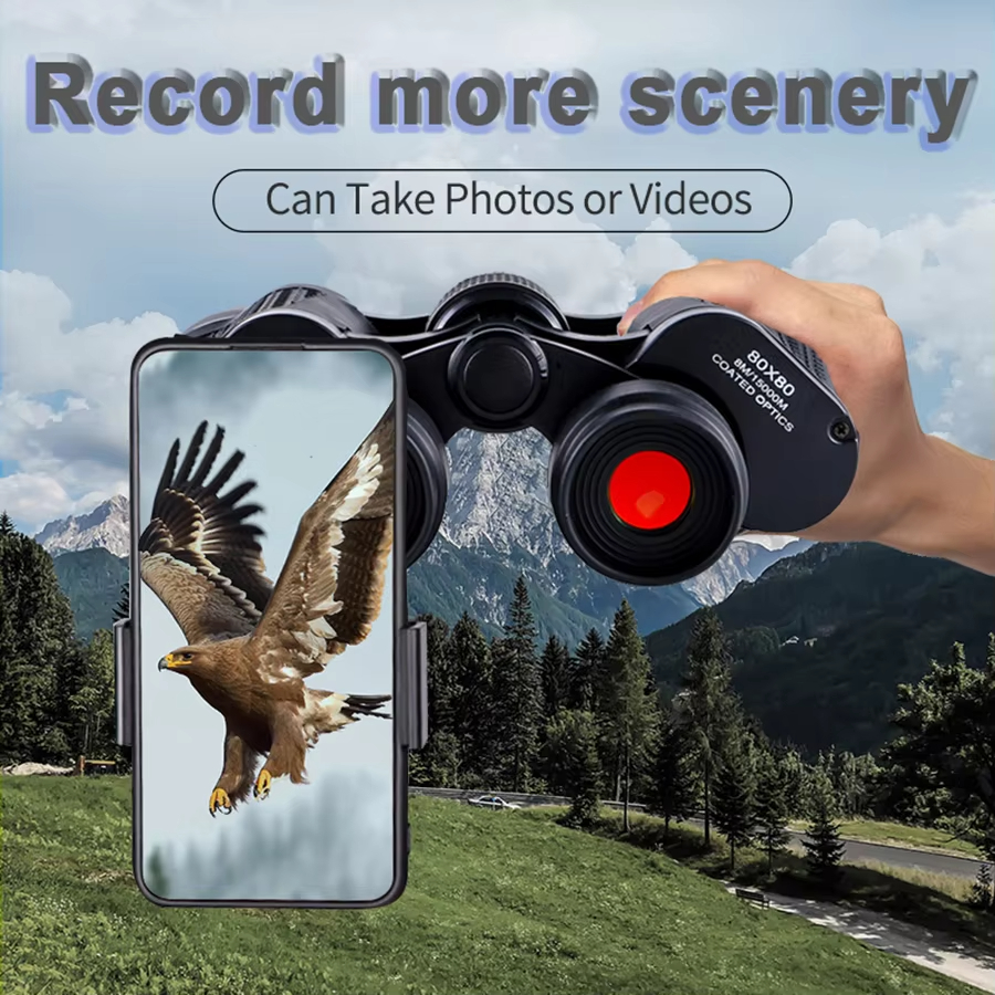 All Purpose Outdoor High Power Binoculars with Enhanced Clarity for Hunting and Hiking