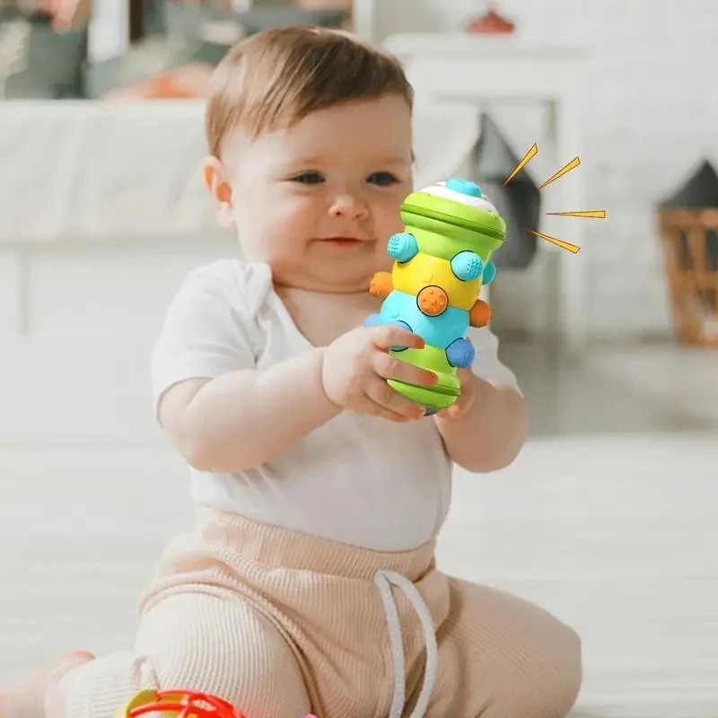 Montessori Educational Baby Crawling Roller Toy, Tummy Time Activity, Sensory Development Toy for Infants
