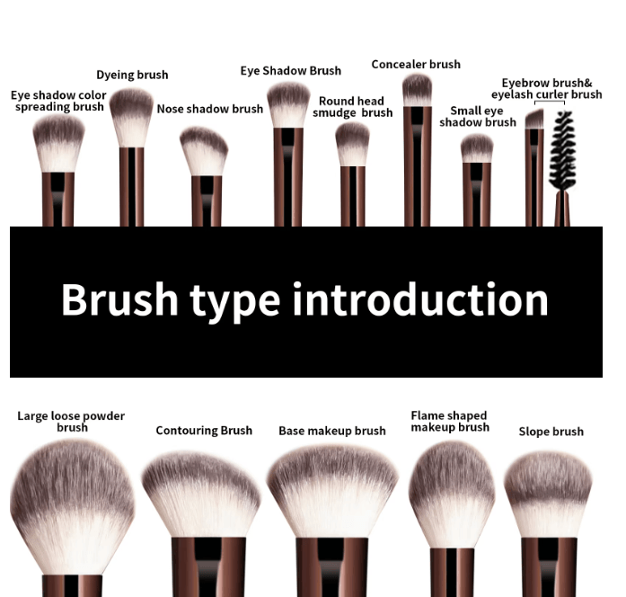 ProBlend 13 Piece Makeup Brush Set For Flawless Face And Eyes