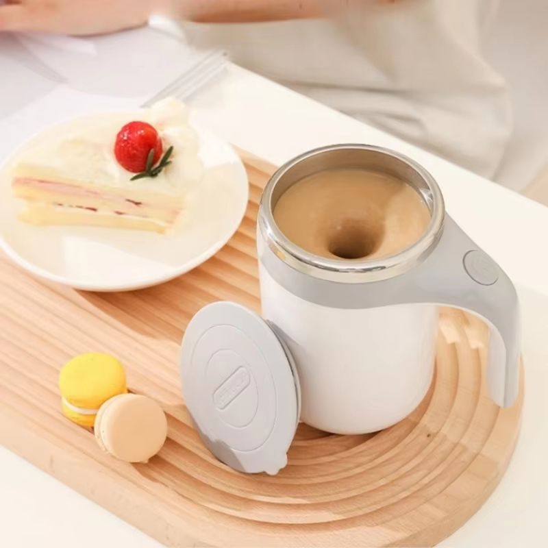 Fully Automatic Mixing Mug – Rechargeable, Wireless Coffee Cup with Warm-keeping Function, Novel Design