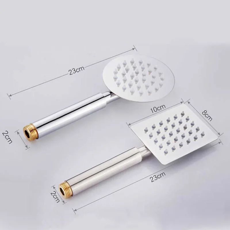 High Pressure Handheld Shower Head Stainless Steel Bathroom Set