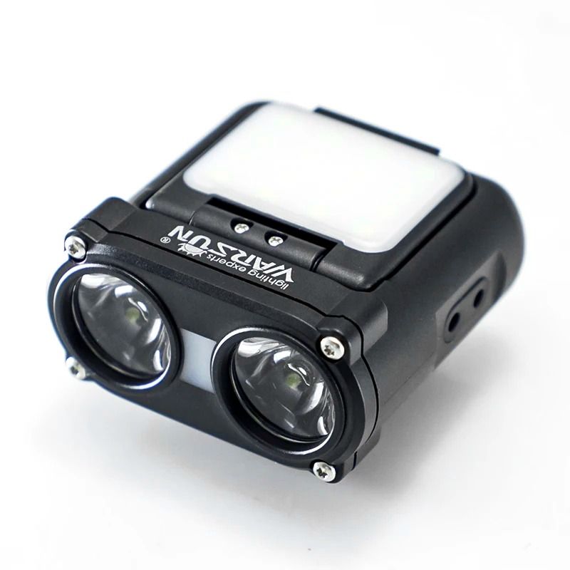 Warsun Rechargeable LED Headlamp with Rotating Beam and Type C Charging