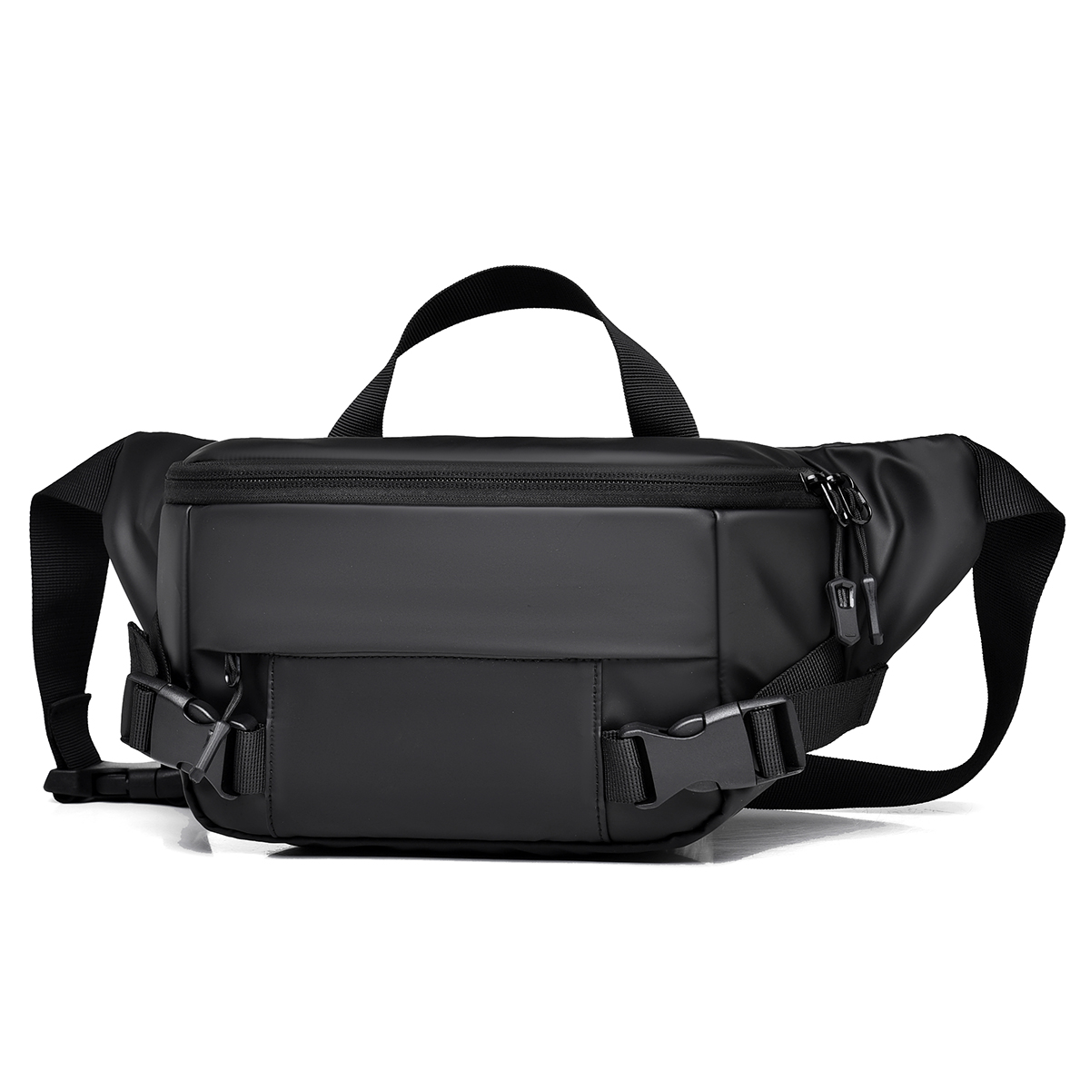 Mens Multifunctional Crossbody Messenger Bag Trendy Large Capacity Backpack