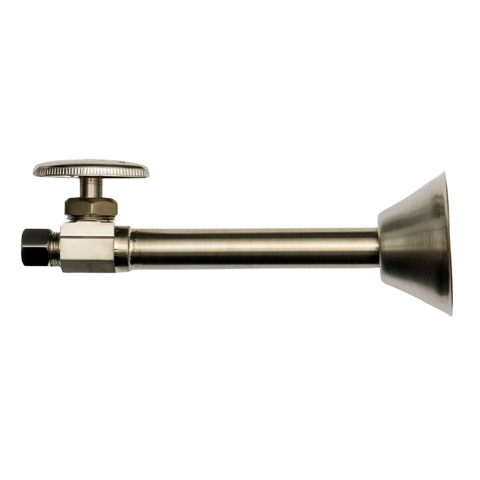 Copper Sweat Compression Straight Stop Valve with Bell Flange