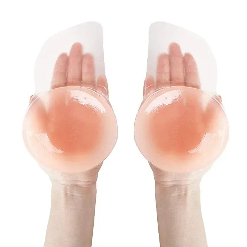 Reusable Silicone Invisible Lift-Up Bra Stickers – Waterproof Strapless Adhesive Breast Petals