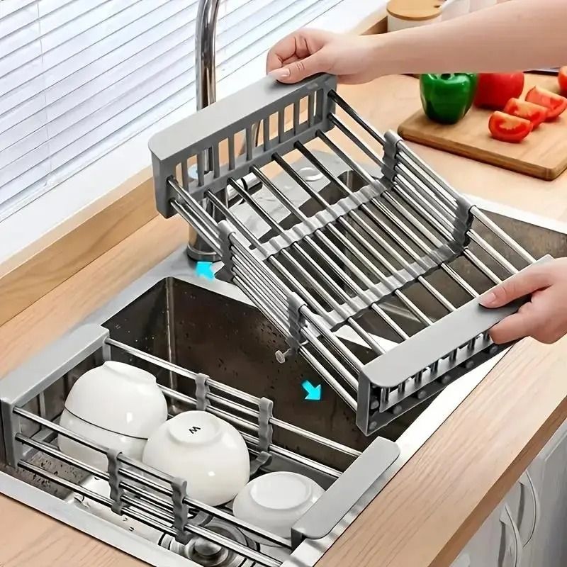 Space-Saving Multi-Layer Dish & Cup Drainer