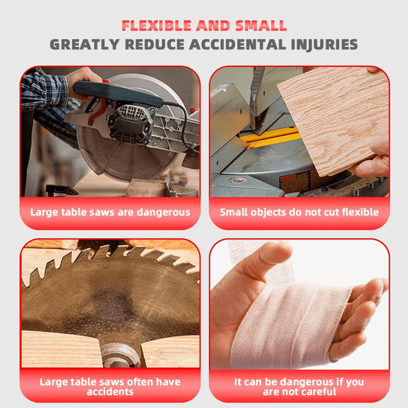 Mini Bench Saw Adjustable Table Saw for DIY Woodworking and Cutting Projects