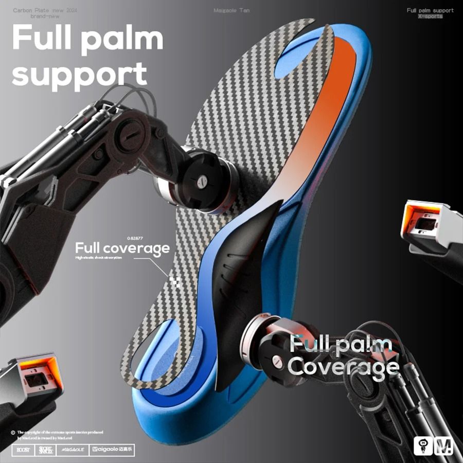 Basketball Carbon Fiber Insoles with Arch Support and High Rebound Cushioning
