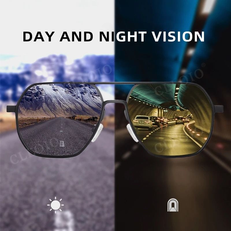 CLLOIO Photochromic Polarized Driving Glasses UV400
