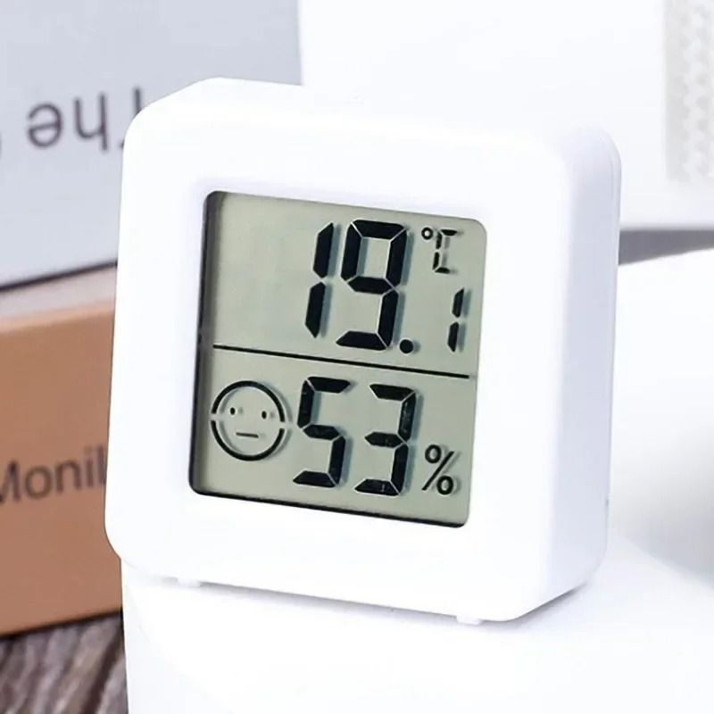 Digital Thermometer Hygrometer Mini LCD Thermometer Indoor Temperature Monitor for Room