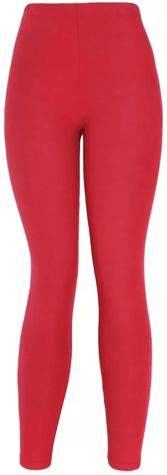 Ultra Soft Solid Brushed Basic Full Regular Plus Leggings, High Waisted Ankle Length Stretch Pants
