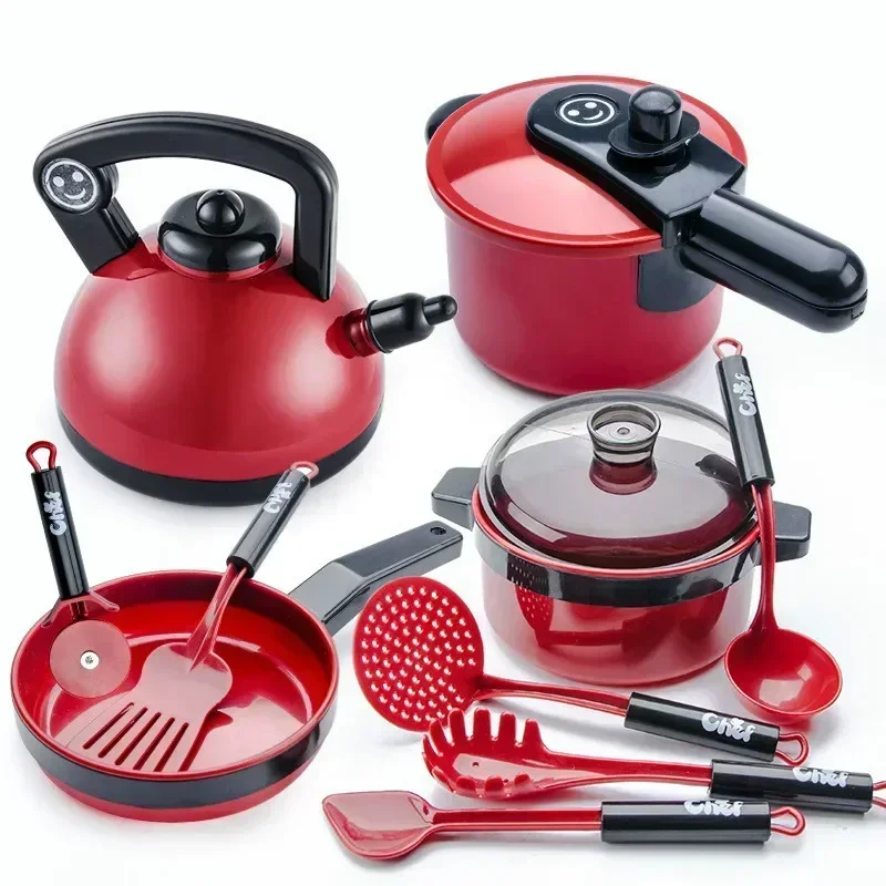 Childrens Kitchen Toys Set for Girls Educational Cooking Simulation Play