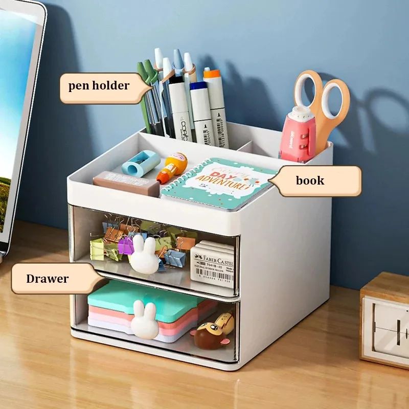 Drawer Style Desktop Storage Organizer Box
