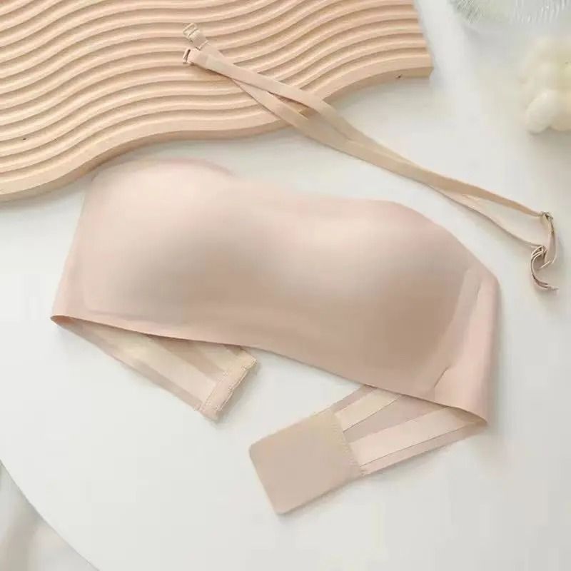 Sexy Seamless Tube Top Bra Invisible Strapless Push Up Wireless Bralette