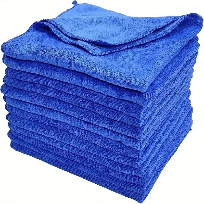 Industrial Standard 10-Pack Microfiber Car Wash and Polishing Towels