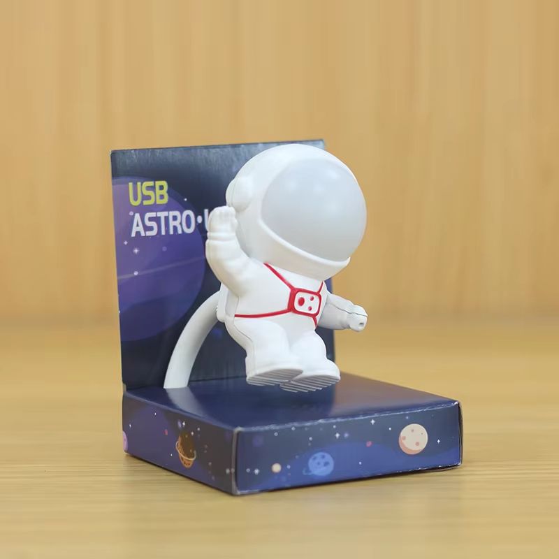Astronaut USB Night Light Voice Control Mini LED Desk Lamp