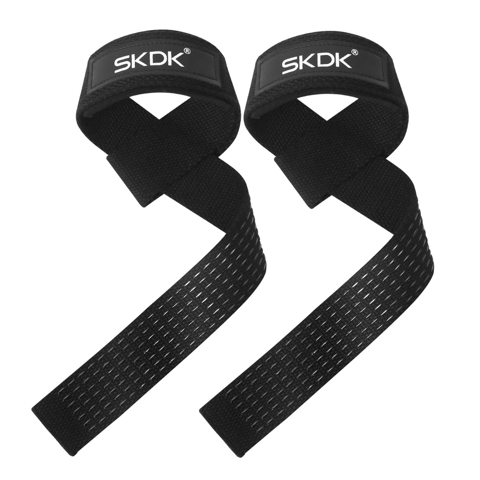 Weightlifting Wrist Straps with Anti-Slip Silicone