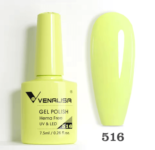 Venalisa HEMA and TPO Free Glitter Gel Nail Polish Jelly Pink Nude Collection