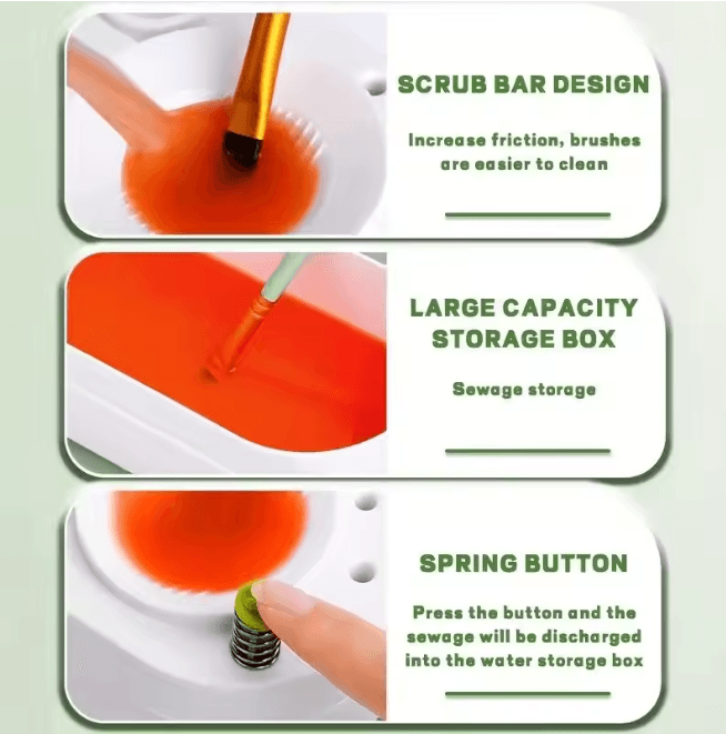 Paint Brush Rinser and Cleaning Cup