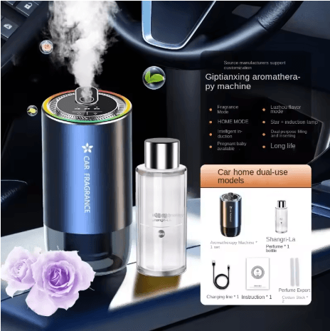 Car Perfume Air Freshener USB Rechargeable Essential Oil Aromatherapy Diffuser