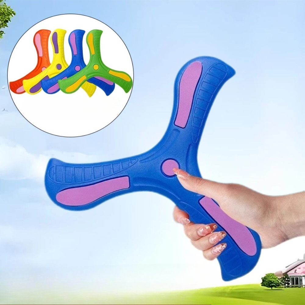 Soft EVA Boomerang Flying Disc Toy for Kids & Family Outdoor Play