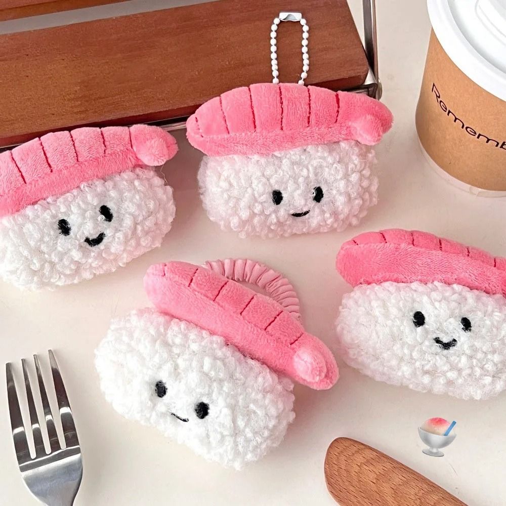 Shrimp Sushi Doll Key Chain Set