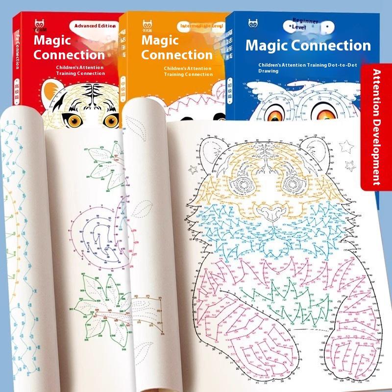 Children's Digital Connectivity And Colouring Book Set, Pattern Focused Training Book