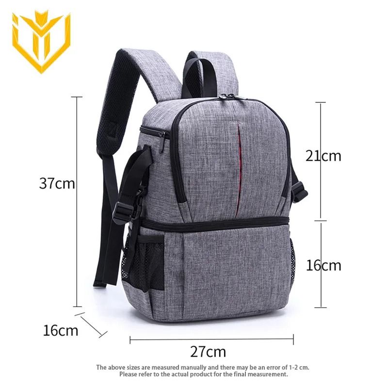 JINNUOLANG Waterproof Camera Backpack Fashion Travel Photography Bag