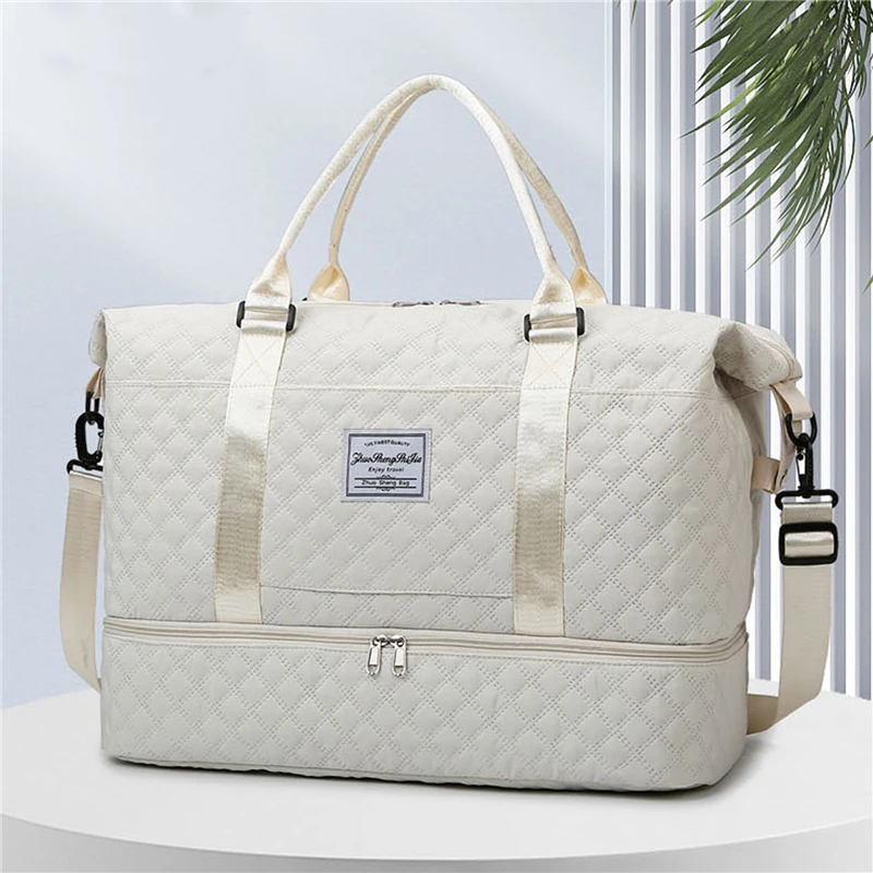 Large Capacity Travel Duffle Bag Gym Tote Bags, Lightweight Luggage Bag, Shoulder Weekender Overnight Bag